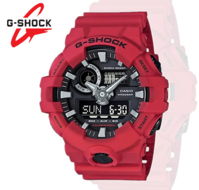 นาฬิกาข้อมือ casio GShock รุ่น GA700-4A rad  สินค้าพร้อมส่ง
