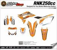 สติ๊กเกอร์ติดรถ วิบาก เอ็นดูโร่ รุ่น RNK 250CC No.03