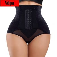 Vdpa High Compression 4XL Breathable Flat Tummy Control Slimming Panty With Girdle Waist Body Shaper Plus Size Shapewear Women Shaping Pants Highwaist Underwear Shape Corset Trimmer Abdomen Belly Stomach Slimmer Abdominal