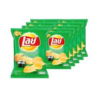 เลย์คลาสสิค มันฝรั่งทอดกรอบ รสโนริ สาหร่าย 13 กรัม x 12 ซอง/Lays Classic Crispy Seaweed Nori Flavor 13g x 12 Sachets