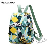 【hot sale】◙ C16 JASMIN NOIR Oxford Womens Backpack Flower Waterproof School Bag For nagers Large Capacity Travel Bag