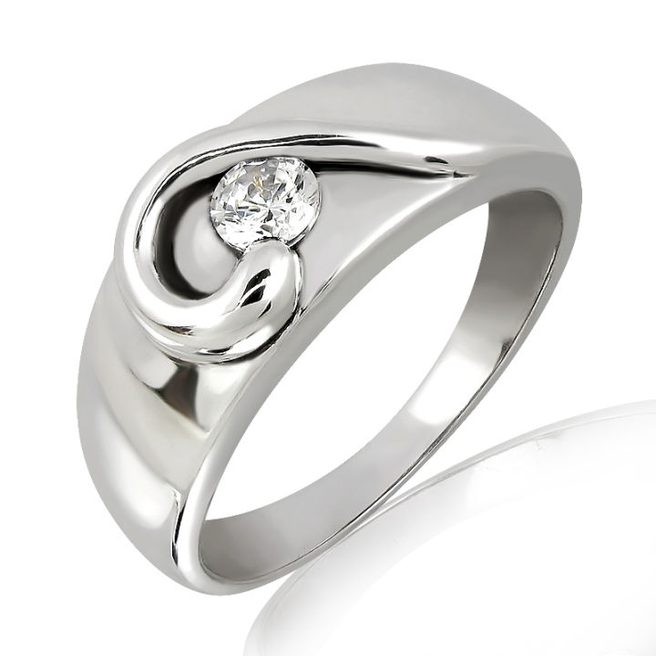แหวนหมั้นหญิง-ทอง-18kt-ประดับเพชร-น้ำหนักรวม-0-10-กะรัต-คุณภาพเพชร-f-vs