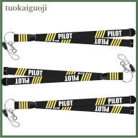 tuokaiguoji นำออกก่อนเที่ยวบินแฟชั่นนักบิน lanyard สำหรับสายคล้องคอ Key ID Card Badge GYM