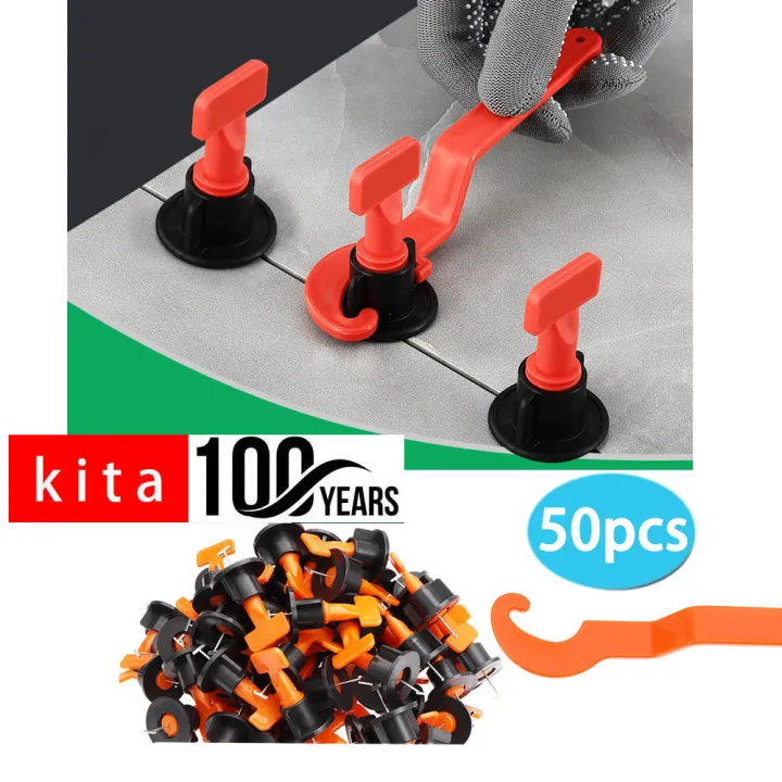 ((Tile Spacers)) Level Wedges50pcs for Flooring Wall Tile Spacer