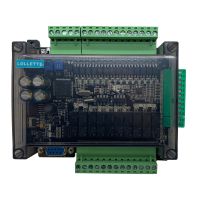 Vejl90daztg LE3U 6AD 24MR FX3U 2DA RS485 RTC (นาฬืกา) 14 INPUT 10 Relay Output 6 Analog Input 2 Output Analog PLC Controller