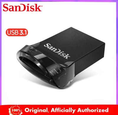 100 SanDisk ULTRA FIT CZ430 USB Flash Drive 64GB PENDRIVE 32GB 16GB Original USB3.0 Pen Drive Support official verification