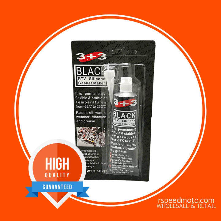 RTV SILICONE GASKET MAKER (BLACK) (HIGH QUALITY PRODUCT) Lazada PH