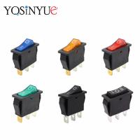 KCD3 Rocker Switch ON-OFF 2 Position 2 Pin 3 Pin Electrical Equipment With Light Power Button 16A 250VAC 20A 125VAC Electrical Circuitry  Parts