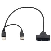 Free Shipping Usb Sata 7 15pin To Usb 2.0 Computer Cables Interconnects Magnetic Cable For 2.5 Hdd Laptop Hard Disk Driver