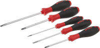 Wiha 30295 Screwdriver Set, Slotted and Phillips, 5 Piece