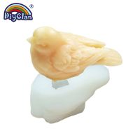 3D Sparrow Bird Silicone Mold For Candle Soap Making Bird Shape Cake Salt Sculpture Chocolate Mold Resin Aroma Molds Cake Decor Bread Cake  Cookie Acc