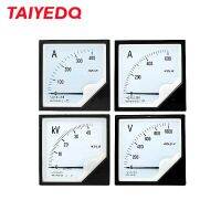 วัตต์มิเตอร์42l6-V-A-Kv อนาล็อกแรงดันไฟฟ้ากระแสสลับเครื่องวัด150v250v300v450v1kv 6kv/100v10kv 120*120มม
