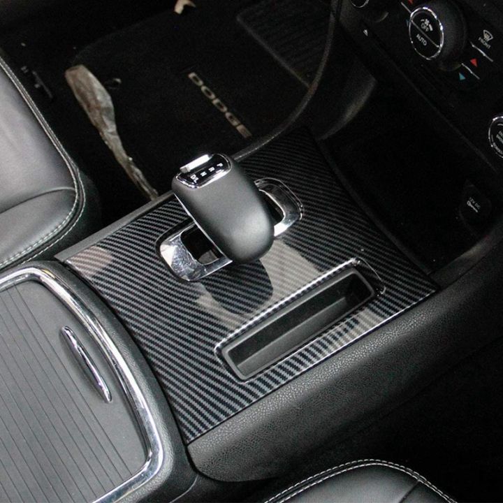 1-pcs-central-control-gear-shift-panel-trim-abs-carbon-fiber-for-2010-2011-2012-2013-2014-dodge-charger-amp-chrysler-300-300c