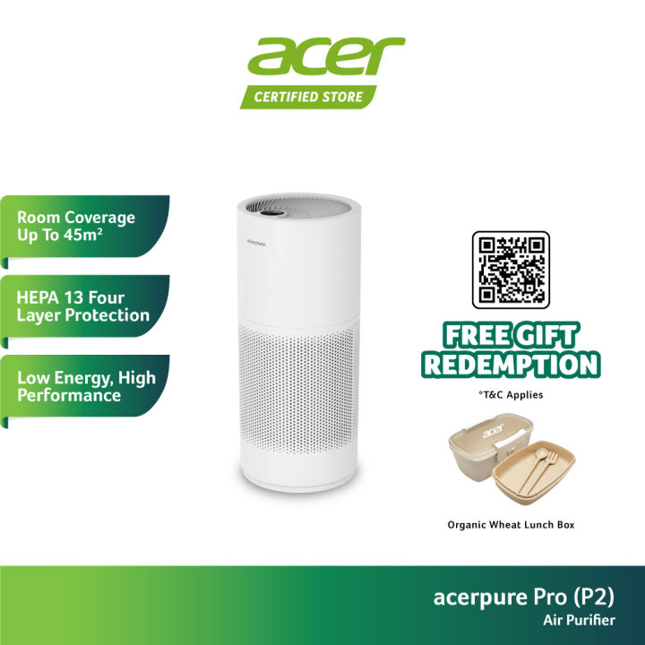 Acerpure Pro P2 AP551 ( 50W | Air Purifier | White) | Lazada