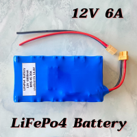 แบตลิเธียม LiFePo4 12V/19.2V 6A แบตแอมจิ๋วบลูทูธ  และงานทั่วไปหรืองาน DIY