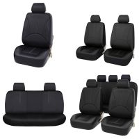 High Quality PU Eco-Leather Universal Car Seat Covers Full Set Car Seat Cover Interior Accessories For 4 Season Car Seat Cover