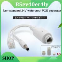 B5ev40er4ly SHOP 24V to 12V POE Splitter Waterproof Adapter Cable Power Supply Module POE Splitter Injector for IP Camera