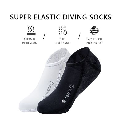 Scuba Free Diving Socks Neoprene 3mm Thickness Surfing Water Boots Beach Swimming Anti Slip Warm Shoes Good Elasticity Fin Socks