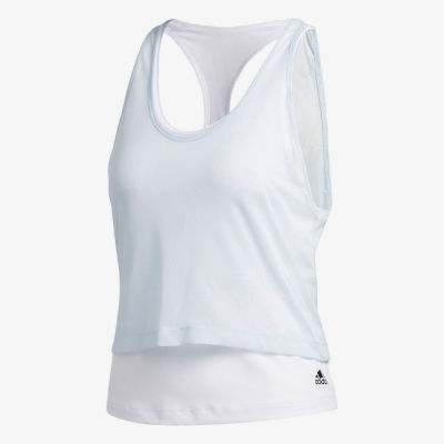 เสื้อกล้ามดีไซส์แบบเลเยอร์2ชั้น Adidasของแท้!! รุ่นMesh Tank (FJ7307)