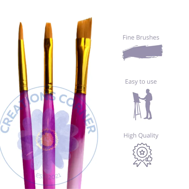 Joy Artist Paint Brush Set Professional Paint Brush 3s High Quality