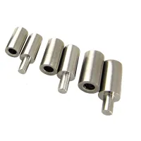 201 Stainless Steel Door Shaft Welded Hinge Cylindrical Door Shaft Removal Door Shaft Hinges 8*32mm 10*38mm 12*43mm Door Hardware Locks