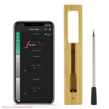Household Bluetooth BBQ Meat Grill Oven Food Thermometer for Kitchen and  Smoker with Wireless Range 60meters - China Probe Thermometer, Digital  Thermometer Prices