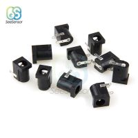 ◊ 10pcs/lot 5.5 x 2.1mm PCB Mount Female DC Power Jack Plug Socket Connector Black 5.5x2.1MM