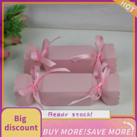 ?【Lowest price】Qearl 10pcs Favor Candy BOX BAG New CRAFT Paper Wedding Favor Gift BOX treat KIDS วันเกิดแครกเกอร์กล่อง