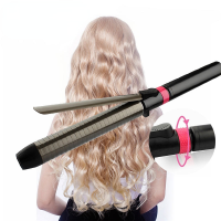 Professional เซรามิคผม Curler หมุน Curling Iron Wand LED Wand Curlers เครื่องมือจัดแต่งทรงผม240V EU Socket