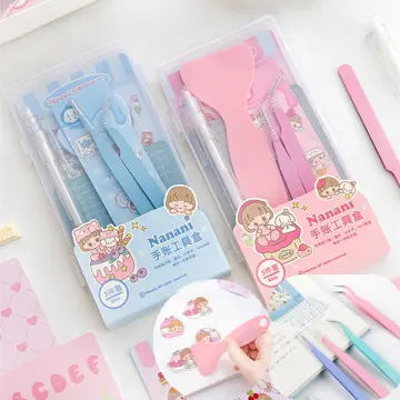 Kawaii Cute Scrapbook Tweezers Macarons Creative DIY Washi Tape Stickers  Gadget Multi-tool Tweezers Hand Account