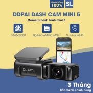 Hoàn Tiền 20% Camera hành trình DDPai Mini 5 Tích hợp GPS Độ phân giải 4K
