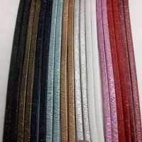 2meter Colorful 5MM Flat PU Leather Strap Findings Leather Cord String Rope DIY Necklace Bracelet Making