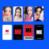 BlackPink Jisoo อัลบั้ม Me PhotoCards อัลบั้มแรก Weverse Yg เลือก Lomo การ์ด Jisoo Soli PhotoCards 4ชุดต่อชุด