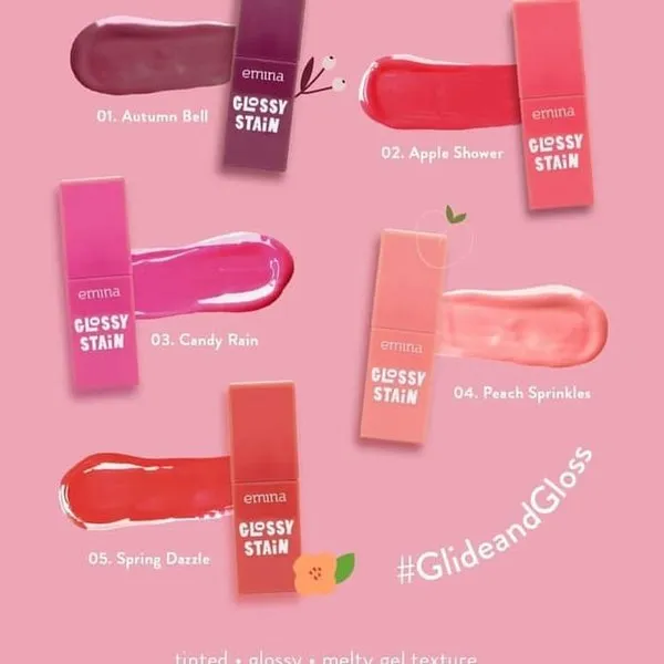 EMINA GLOSY STAIN LIP TINT EMINA TERBARU LIP GLOS LIP CREAM