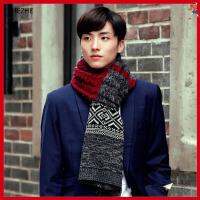 ZHEZHE Accessories Gifts Cashmere Mens Scarves Autumn Winter Warm