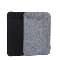 {RUBBIE Shell} ปลอกกระเป๋าใส่ของสำหรับ iPad Mini 4 5 Air 1 2 3 10.2 2019สำหรับ iPad Pro 10.5 9.7 2017 2018 Huawei Xiaomi Casing Tablet เข็มกลัดผ้าสักหลาด