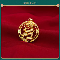 ASIX GOLD สร้อยคอมังกรชุบทอง 24K สร้อยคอผู้ชาย สร้อยคอผู้หญิงนําโชค สีไม่เปลี่ยนเป็นสีดํา ไม่ลอกออก