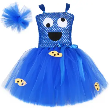 Cookie monster 2024 tutu dress