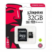 Kingston การ์ด MicroSD Class 10 MicroSDHC 32GB และอะแดปเตอร์อย่างเป็นทางการ