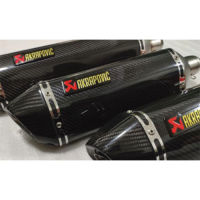 ท่อakrapovic เพียวคาร์บอนแท้ ใบใหญ่พิเศษ สวมคอท่อ2นิ้ว และ1.5นิ้ว ใส่กับมอเตอร์ไซค์ได้ทุกรุ่น เสียงแน่นทุ้ม ไม่แตกในรอบเสียง รับประกัน1ปี