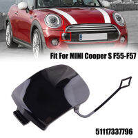 ABS กันชนหน้าพ่วงตะขอปกหมวกเหมาะสำหรับ MINI Cooper S F55 F56 F57ด้านขวาพ่วงตาหมวกอุปกรณ์เสริมในรถยนต์51117337796