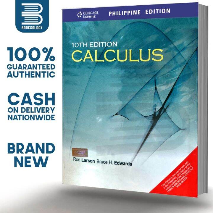 10th Edition - CALCULUS - Ron Larson Bruce H. Edwards | Lazada PH