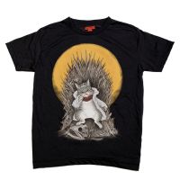 เสื้อยืด แขนสั้น แชปเตอร์วัน สเก๊ตบุ๊ค ลาย ราชาแมว ผ้านิ่ม / Cat of Throne Chapter One Sketchbook Soft T-Shirt