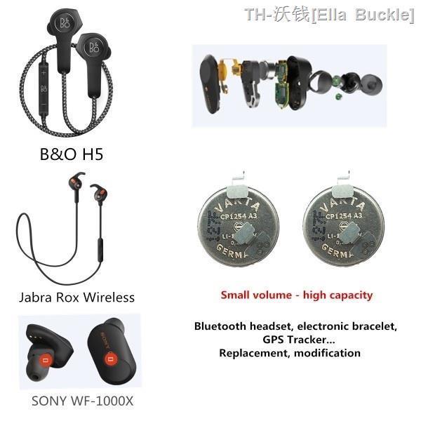 1-10-pcs-lot-new-100-original-cp1254-a3-3-7v-lir1254-high-capacity-bluetooth-headset-battery-new-brand-ella-buckle