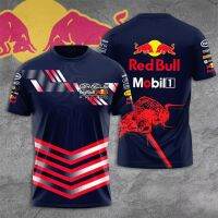 2023 เทรนด์แฟชั่นแขนสั้นผู้ชายฤดูร้อน 3D การพิมพ์ T เสื้อ BMW AMG Kawasaki Ford Red Bull Aston Martin