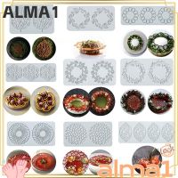 【Ready Stock】 ஐ C14 ALMA Leaf Cake Lace Mold DIY Craft Silicone Mould Fondant Mat Bakeware Flower Patterns Baking Molds Dessert Sugar Cake Decorating Tools