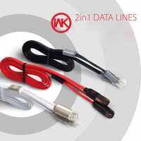 WK REMAX Cable For Lightning/Micro 1 M WK-2 IN 1