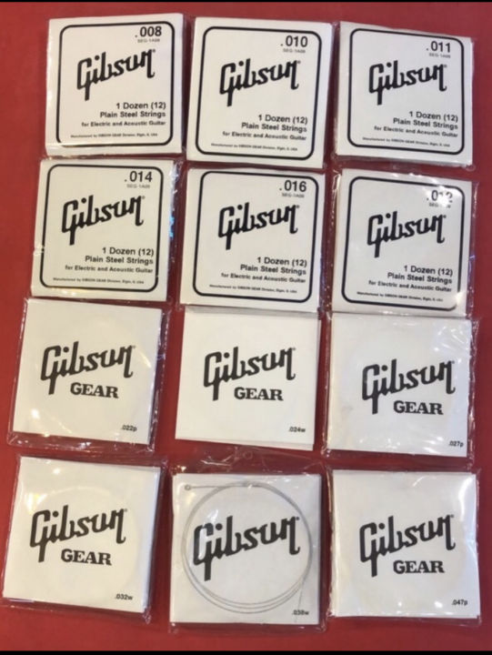 gibson-สายกีตาร์-สายปลีก-โปร่ง-และ-สายกีตาร์-ไฟฟ้า-พร้อมส่ง-ส่งเร็ว