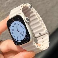 【July】 Suitable for ultra ocean silicone strap iwatch45678SE sports Huaqiang