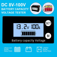 อุปกรณ์เสริมแบตเตอรี่ความจุโวลต์มิเตอร์มินิ1ชิ้นแรงดันไฟฟ้าจอแสดงผลแอลซีดีดิจิทัลสีดำปฏิบัติ